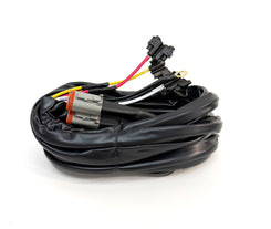 Dual Lead 4-pin Deutsch-style w/Hi/Low/Backlight Upfitter Harness - Universal