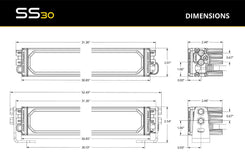SS20 White LED Light Bar
