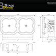 SS3 Dual-Pod Bracket Kit