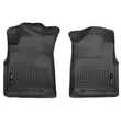 WeatherBeater Front Black Floor Liners (Crew/Ext/Strd Cab) | 05-15 Tacoma