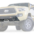 Ghosted view of the WARN Semi-Hidden Winch Mount for 2016-2023 Toyota Tacoma