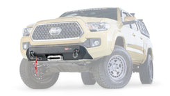 Ghosted view of the WARN Semi-Hidden Winch Mount for 2016-2023 Toyota Tacoma