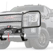 Ghosted view of the WARN Trans4mer Gen III Mid-Frame Winch Carrier Kit winch mount kit