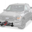 Ghosted view of the WARN Trans4mer Gen III Bracket Kit for 2021-2025 Ford F-150 winch mount kit