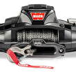 WARN ZEON XD 10-S 10,000 lb truck, Jeep, and SUV winch with 100 ft synthetic rope and hawse fairlead