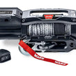 WARN ZEON XC 12-S 12,000 lb truck, Jeep, and SUV winch with 80 ft synthetic rope and hawse fairlead