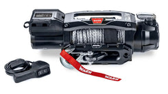 WARN ZEON XC 12-S 12,000 lb truck, Jeep, and SUV winch with 80 ft synthetic rope and hawse fairlead