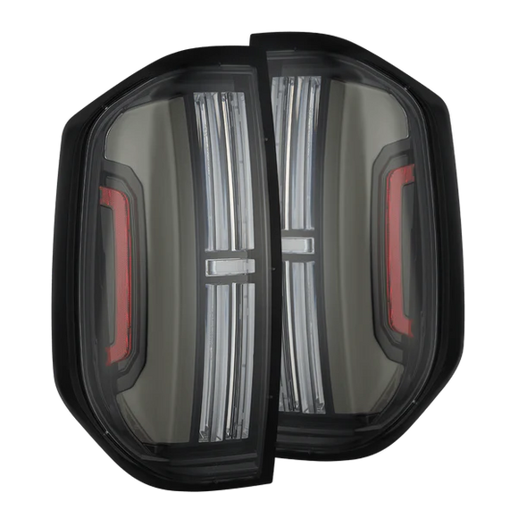 NOVA-Series Prismatic LED Tail Lights Black | 14-21 Tundra