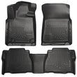 Weatherbeater Black Front & 2nd Seat Floor Liners | 14-21 Tundra