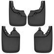 Front and Rear Mud Guards - Black (w/ OE Fender Flares) | 16-23 Tacoma