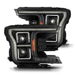 PRO-Series Halogen Projector Headlights (MK II 14th Gen Style, Alpha Black) | 18-20 F150