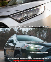 NOVA Series (Low Trim) LED Projector Headlights - Black | 2019+ Rav4