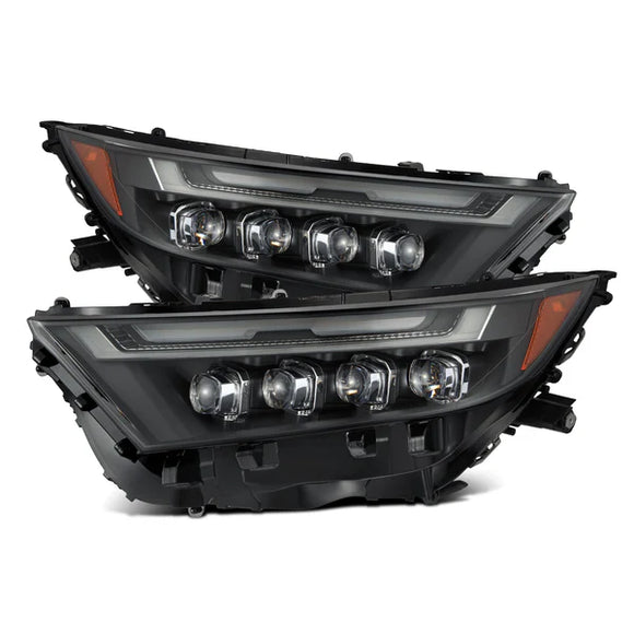 NOVA Series (Low Trim) LED Projector Headlights - Black | 2019+ Rav4