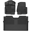 X-act Contour Series Front & 2nd Seat Floor Liners - Black | 2015+ F150