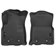 WeatherBeater Black Front Floor Liners (Access/Dbl Cab) | 18-23 Tacoma
