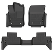 WeatherBeater Front & 2nd Seat Floor Liner - Blk (Dbl Cab) | 2022+ Tundra