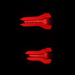 LUXX Series LED Tail Lights (Black-Red) | 2024+ F150/Raptor