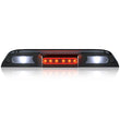 Red LED 3rd Brake Light w/ Ultra High Cree XML White Cargo Lights (no OEM Camera) | 2021+ F150