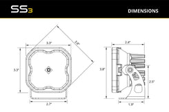 SS3 Dual-Color LED Pod (Pair)