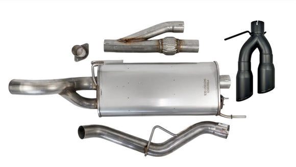 Cat-Back Active Ready Exhaust Kit (Side Exit, Black Tip) | 2021+ F150