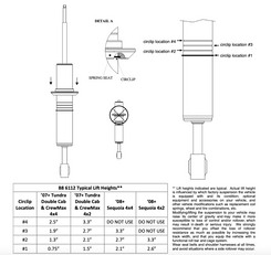 6112/5100 Lift Kit | 07-21 Tundra