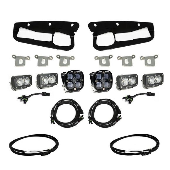 Squadron SAE/S2 Dual Sport Fog Light Kit (OEM Steel Bumper) | 2021+ Bronco