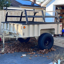 XTR3 Bed Rack for M1101 Style Military Trailer