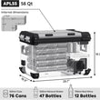 APL55 58Qt Dual Zone & Bluetooth Controlled Fridge