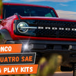 Plug N Play Quatro Fog Light Kit installation and output image