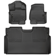 Weatherbeater Series Front & 2nd Seat Floor Liners - Black | 2015+ F150