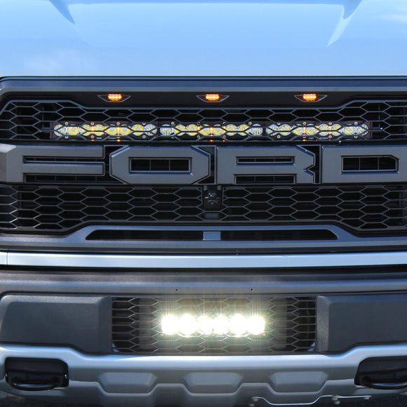 ONX6+ 10 Inch Grill Lower Light Bar Kit | 17-20 F150 Raptor