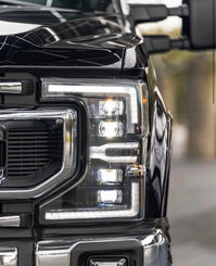 XB LED Headlights (White DRL) | 17-19 Super Duty
