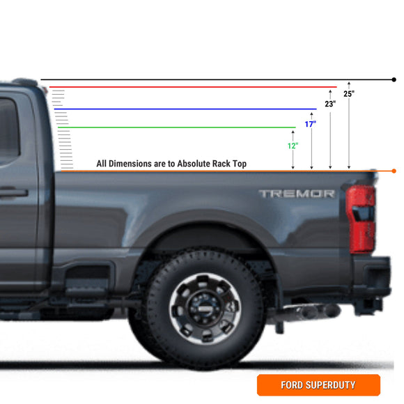 XTR1 Bed Rack for Ford F-250 / F-350 Super Duty