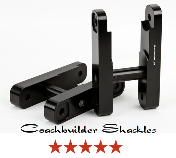 +1” SHACKLE KIT (PROVIDES .625” OF ACTUAL LIFT) | 14-21 Tundra