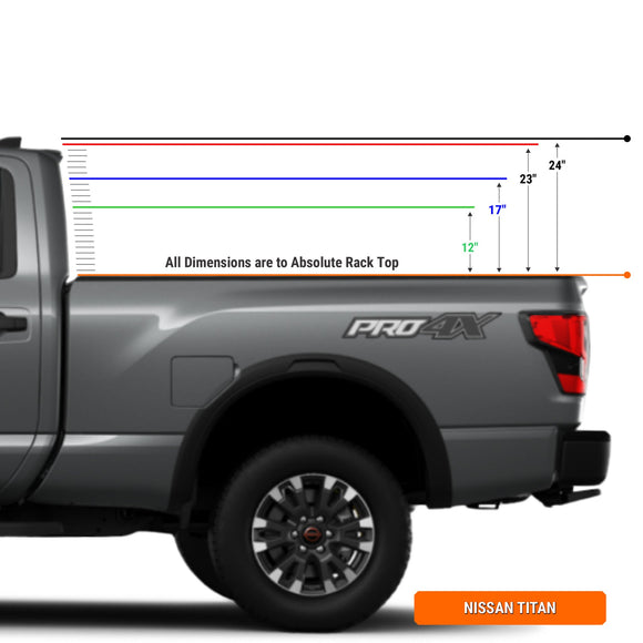 XTR1 Bed Rack for Nissan Titan