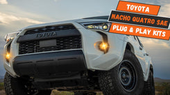 Plug N Play Quatro Fog Light Kit for 14-24 4Runner installation and output image