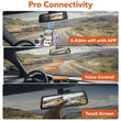 G900Pro 12MP WiFi Touchscreen Rearview Mirror Dash Cam