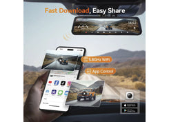 G900TriPro Bumper Version 3-Channel Mirror Dash Cam