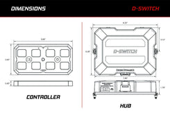 D-Switch Hub Mounting Kit | 2022+ Toyota Tundra