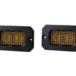 SSC2 SAE Yellow Flush Mount LED Pod (Pair)