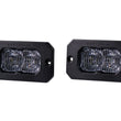 SSC2 SAE White Flush Mount LED Pod (Pair)