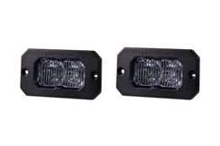 SSC2 SAE White Flush Mount LED Pod (Pair)
