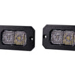 SSC2 SAE White Flush Mount LED Pod (Pair)