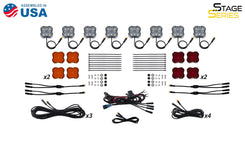 Stage Series Single-Color LED Rock Light Kit (8 Pack)