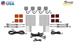 Stage Series Single Color LED Rock Light Kit (12 Pack)