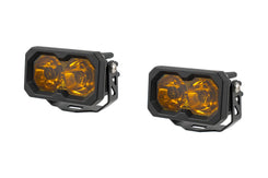 C2 2.0 Yellow Standard LED Pod (Pair)