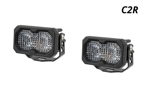 C2R White Flood LED Pod (pair)