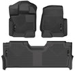 X-Act Contour Front & Second Row Seat Floor Liners - Black (Supercrew) | 2021+ F150