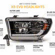 XB Evo LED Headlights | 07-13 Toyota Tundra | 08-17 Toyota Sequoia