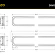 SS20 Yellow LED Light Bar
